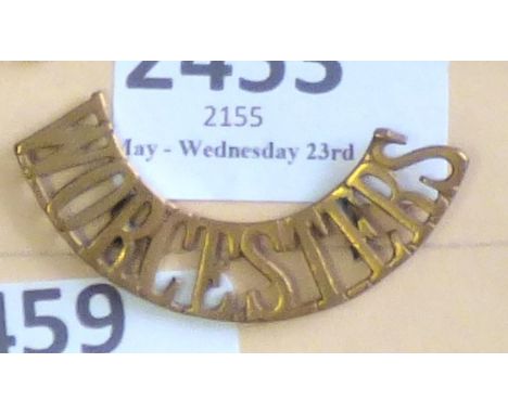 British Shoulder Titles-The Worcester Regiment - Worcester's (W not listed)