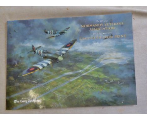 The Normandy Veterans Association print  Britain commemoration Booklet. Daily mail