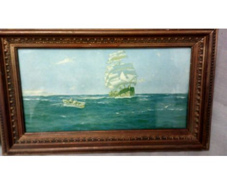 Framed Picture - Print by Cassel; + Co Circa 1901-from the painting of T Somerscales, in the National Gallery of British Art