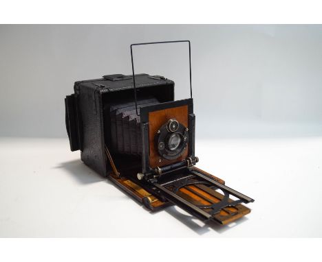 An early 20th century Carl Zeiss plate camera with a Compur shutter