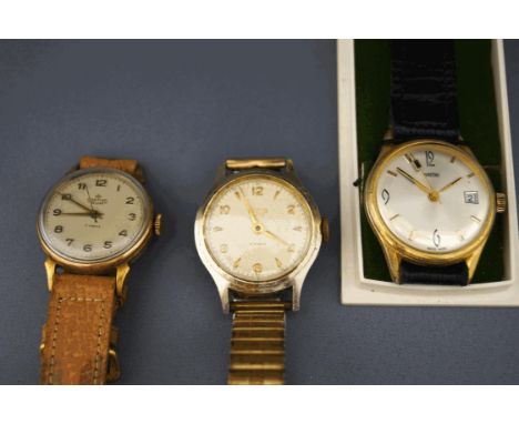 A collection of three Smiths vintage gentleman's watches, one boxed