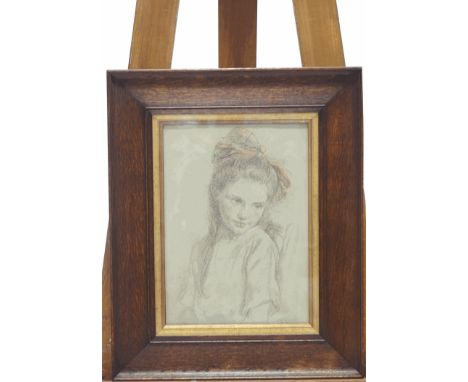 English School, early 20th century
Portrait of Young Girl
Pencil and crayon, heightened with bodycolour
32.5cm x 23.5cm