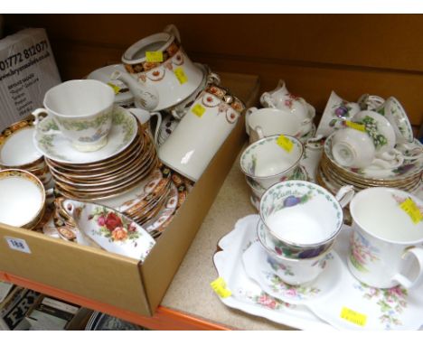 ASSORTED CERAMIC TEAWARE including Royal Albert 'Old Country Roses' ETC