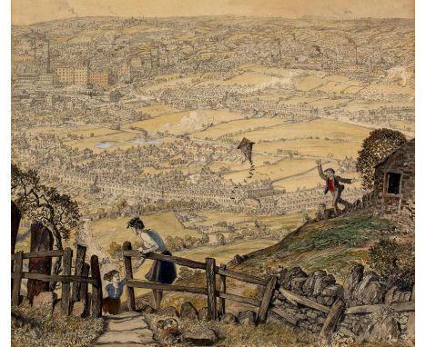 Frederick Cecil Jones (1891-1956)View of the Citywatercolour and pencil36 x 42cm.  Paper slightly light discoloured and a fox