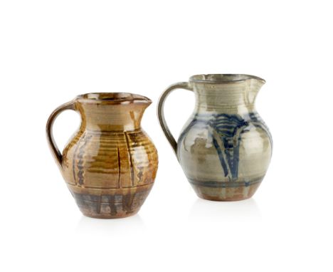 Michael O'Brien (b.1930) at Wenford BridgeJugwith honey glazeimpressed potter's and pottery seals16cm high; and an Abuja jug 