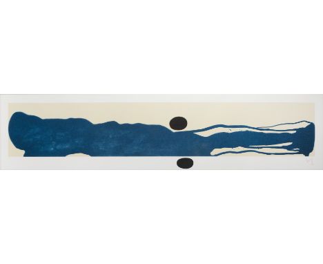 Victor Pasmore (1908-1998)The Blue Between, 1978signed with initials and dated (in the plate lower right)lithograph35 x 145cm