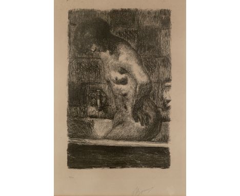 Pierre Bonnard (1867-1947)Femme Debout dans sa Baignoire, 192552/100, signed and numbered in pencil (in the margin)lithograph