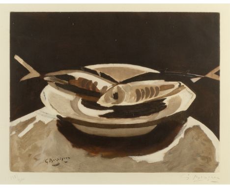 Georges Braque (1882-1963)Poisson, 1950138/300, signed and numbered in pencil (in the margin)etching and aquatint40x 50cm. Pr