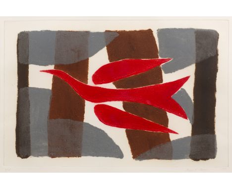 Breon O'Casey (1928-2011)Red Bird, 19997/15, signed, dated, and numbered in pencil (in the margin)etching and aquatint41 x 61