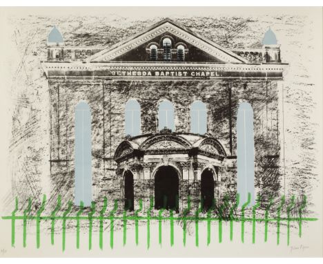 John Piper (1903-1992)Bethesda Baptist Chapel, Swansea (Levinson 172), 196631/75, signed and numbered in pencil (in the margi