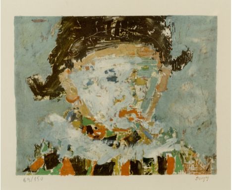 Jean Poughny (1892-1956)Harlequin69/150, signed and numbered in pencil (in the margin)lithograph27 x 34cm; and a further lith