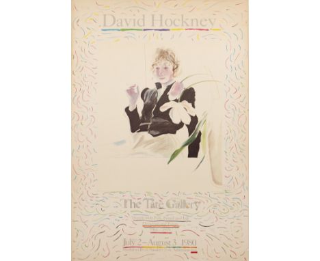 David Hockney (b.1937)Travels with Pen, Pencil and Ink, 1980for the Tate Gallery, London.offset lithograph76 x 51cm, unframed