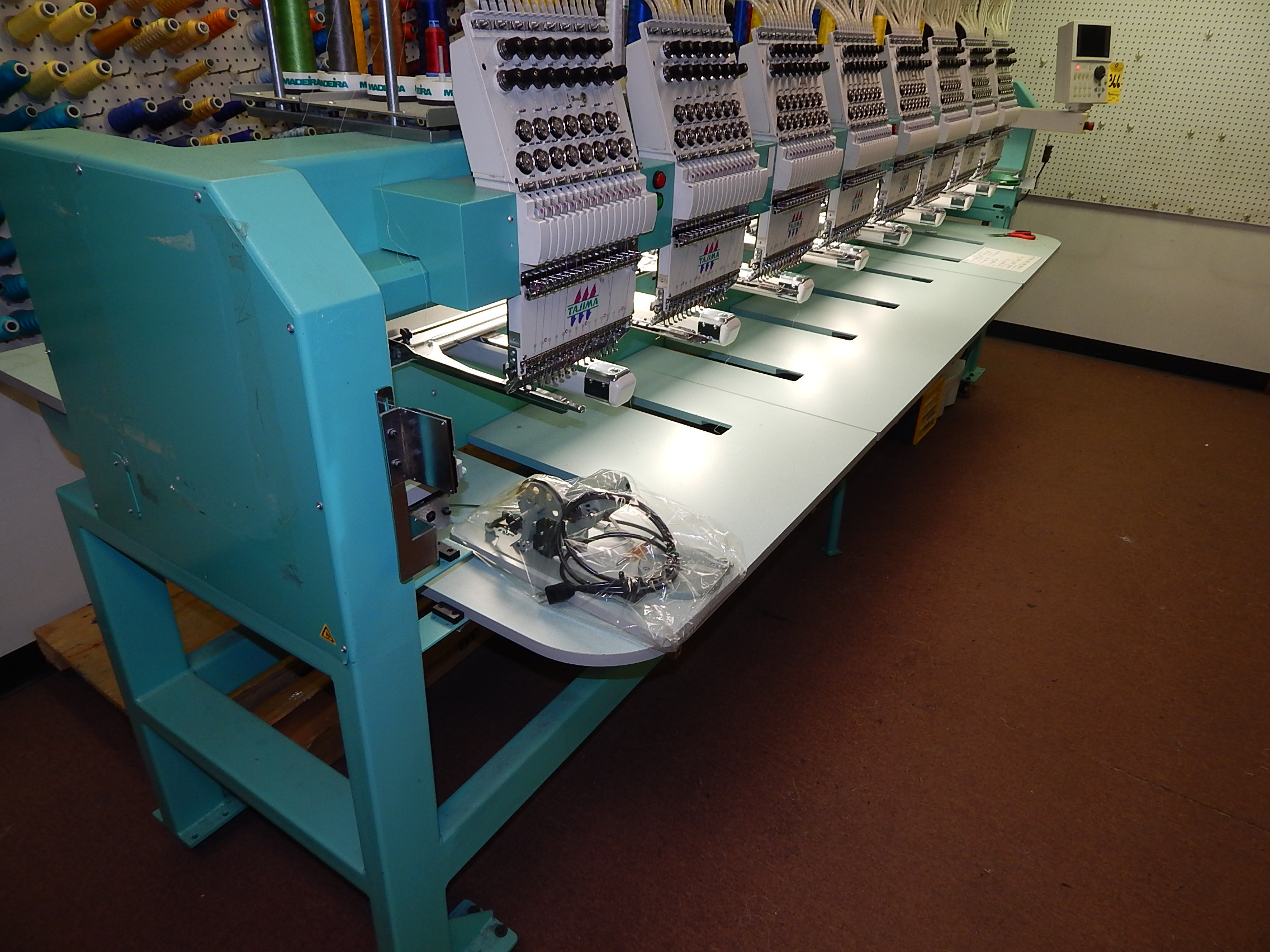 TAJIMA Electronic Multi Head Automatic Embroidery Machine, Model TFMX ...