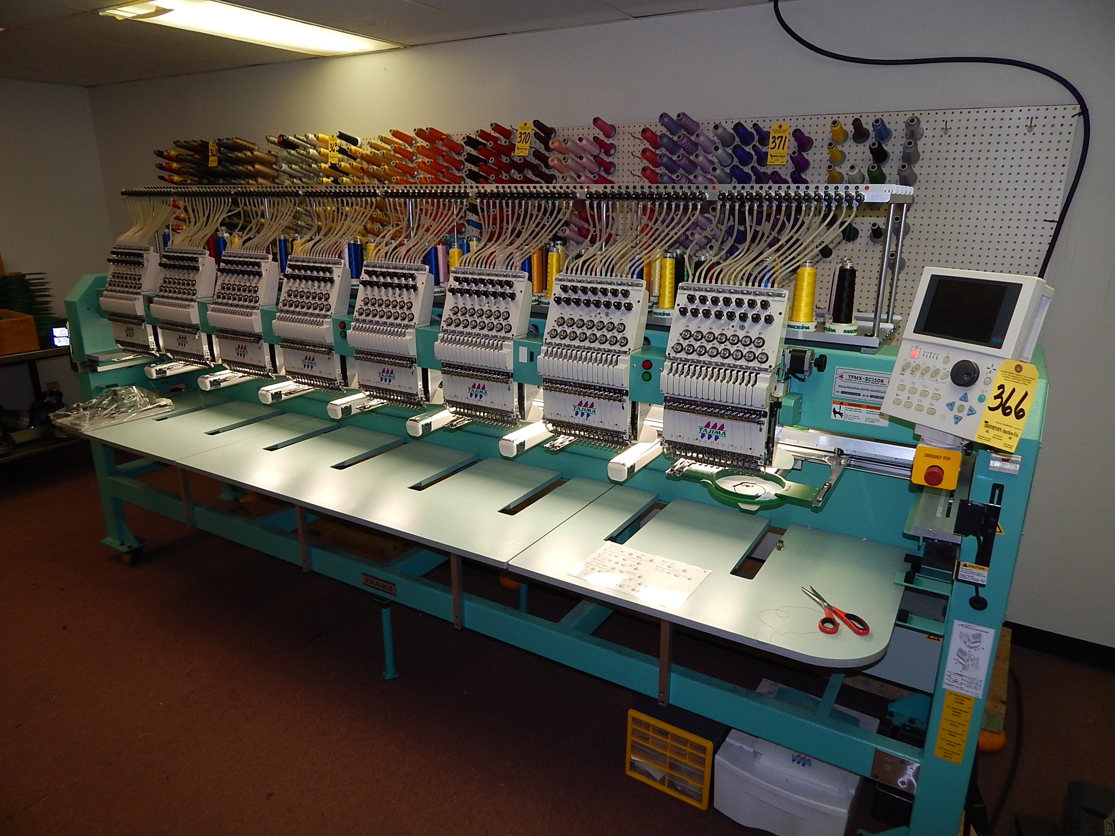 Tajima Electronic Multi Head Automatic Embroidery Machine, Model Tfmx 