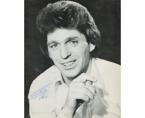 Georgie Fame signed 9x7 inch vintage black and white photo. Georgie Fame (born Clive Powell; 26 June 1943) is an English R&am