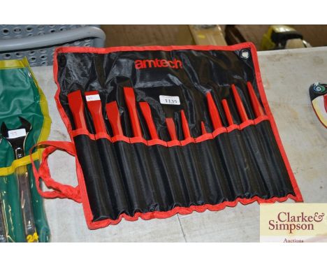 An Amtech punch and chisel set