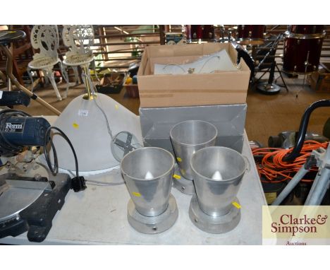An as new modern light fitting and various others