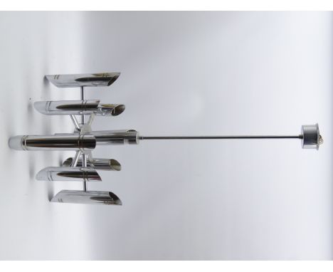 Mid 20th century eight branched light fitting, H101cm Condition Report & Further Details Click here for further images, condi