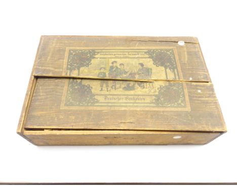 2 boxes of early 20th Century German architectural wooden building bricks Condition Report & Further Details Click here for f