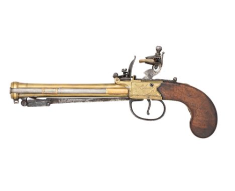 ‡A FLINTLOCK BLUNDERBUSS PISTOL BY THOMAS MORTIMER &amp; SON, LUDGATE HILL, GUNMAKERS TO HIS MAJESTY, BIRMINGHAM PRIVATE PROO