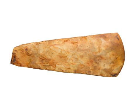 A NEOLITHIC PERIOD AXE, SCANDINAVIAN, CIRCA 2500 BC of amber colour, the top and bottom polished 14.8 cm; 5 7/8 in Provenance