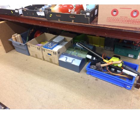A large quantity of tools