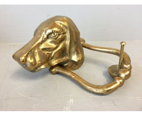 Victorian fox hound door knocker 