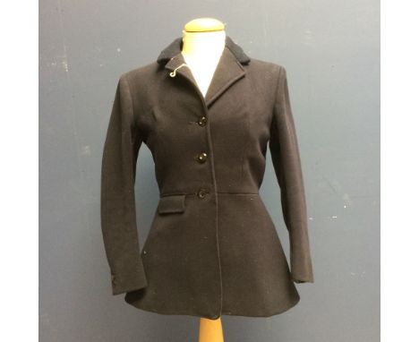 Ladies navy hunting coat Bernard Weatherill 