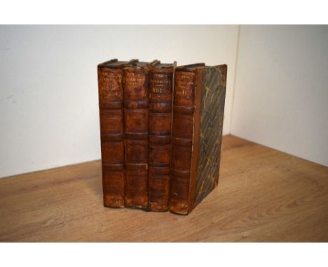 Antiquarian. Four volumes of Time's Telescope. Dates: 1818, 1819, 1824, &amp; 1827. Titles continue: Complete Guide to the Al