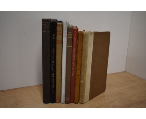 Private Press and Limited/Signed Editions. A small selection, including: The Golden Cockerel Press. Two titles: Fielding, Hen