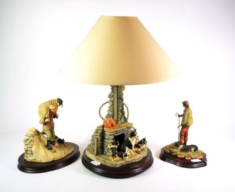 Border Fine Arts Studio Table Lamp 'Jock's Pride', model No. A3327 by Ray Ayres, with shade and fitted box; together with 'Co