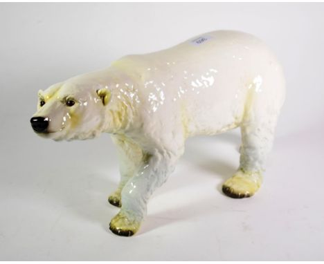 A large Goebel model of a polar bear 