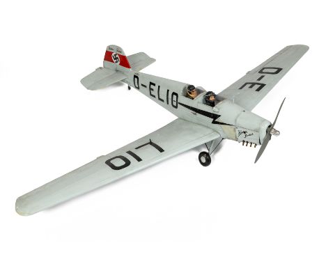 Bucker 'Student' D-ELIO A well-constructed and detailed flying scale model of this pre-World War II monoplane training aircra