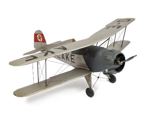 Bucker 'Jungmeister' D-Eake A well-built flying scale model of this advanced training biplane, the wood airframe fabric cover