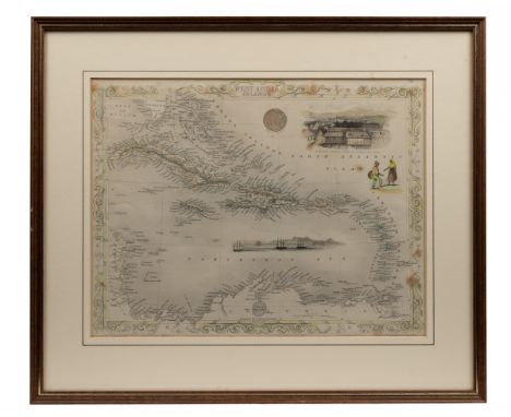 A collection of British maps of the Carribean To include two of West India Islands; Government of Caracas, with Guiana; Briti