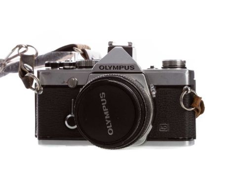 OLYMPUS OM-1N 35MM SLR CAMERA,no. 1978571, with Olympus Zuiko 1:1.4 f=50mm lens