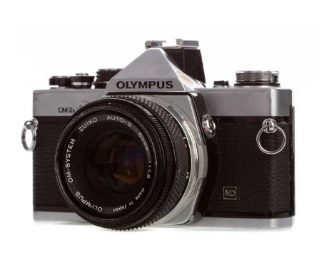 OLYMPUS OM-2N 35MM SLR CAMERA,no. 1048645, with Olympus Zuiko 1:1,8 50mm lens