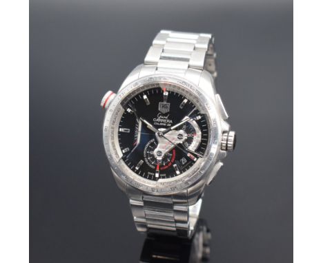 TAG HEUER Schaltradchronograph Grand Carrera Referenz CAV5115,  Automatik, Chronometer in Edelstahl inkl. Gliederband m. Falt