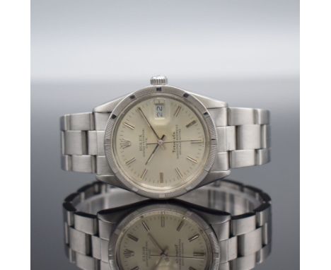 ROLEX Oyster Perpetual Date Armbanduhr in Stahl Referenz 15010,  Schweiz um 1982, Automatik, Chronometer der Superlative an O