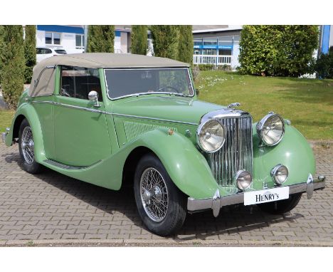 Jaguar MK IV 3,5 Liter Cabriolet,  Fahrgestellnummer: 637346, EZ 02/1948, Laufleistung ca.3.761 miles abgelesen, 92 kW/125 PS