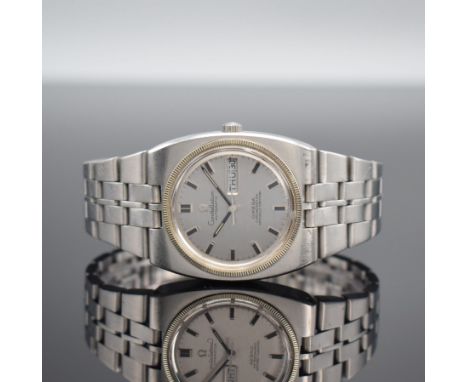 OMEGA Constellation Chronometer Herrenarmbanduhr in Edelstahl,  Schweiz um 1969, Automatik, Ref. 168.045 - 368.845, Boden mit