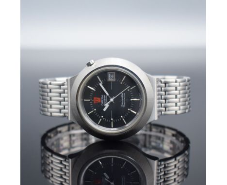 OMEGA Seamaster Chronometer Herrenarmbanduhr Electronic f300Hz mit Stimmgabelschwinger,  Schweiz um 1972, Ref. 198012, massiv