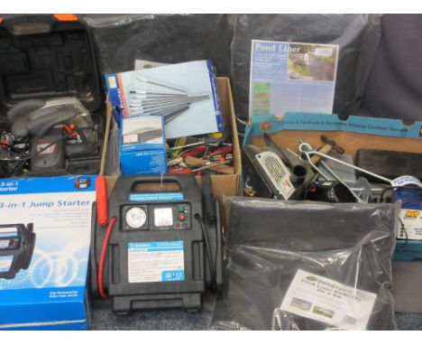 GARAGE/GARDEN TOOLS and associated items (within 2 boxes) ETC E/T
