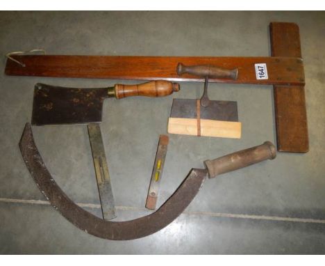 A selection of old tools.