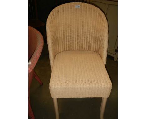 A Lloyd Loom bedroom chair. COLLECT ONLY.