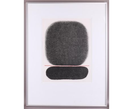 Voorde, ten Johannes (Jan) Hendrikus Maria (1941-2011) "Way of Being", etching/paper no. 12/30, h 40 x w 30 cm.