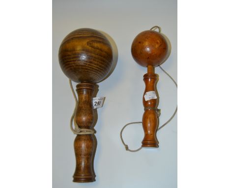 Treen - a child's game, Ball and Stick; another (2)