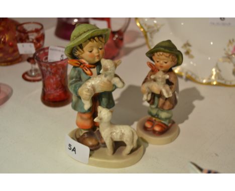 A Goebel Hummel figure, Lamb Time; another (2)