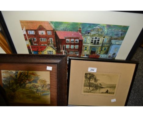 M.Lawford, after, Whitby 2001 Ltd Edition print 2/30; etc (3)