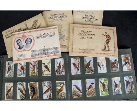 Cigarette Cards, Mixture, completed albums to include Players Uniforms of the Territorial Army, The Coronation of H M King Ge